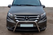 Mercedes Vito/V-klasse W447 2014– Bullbar WT006 (RVS) foto 5