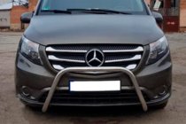 Mercedes Vito/V-klasse W447 2014– Bullbar WT006 (RVS) foto 4