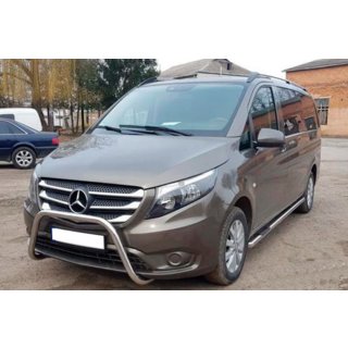 Bullbar WT006 (RVS) Mercedes Vito/V-klasse W447 2014– foto 3