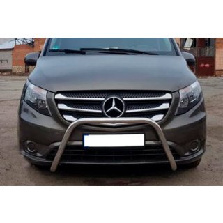 Bullbar WT006 (RVS) Mercedes Vito/V-klasse W447 2014– foto 4