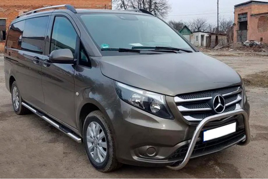 Mercedes Vito/V-klasse W447 2014– Bullbar WT006 (RVS) Image