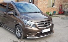 Mercedes Vito/V-klasse W447 2014– Frontbescherming ST008 (RVS) foto 3