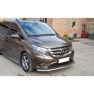 Frontbescherming ST008 (RVS) Mercedes Vito/V-klasse W447 2014– foto 3