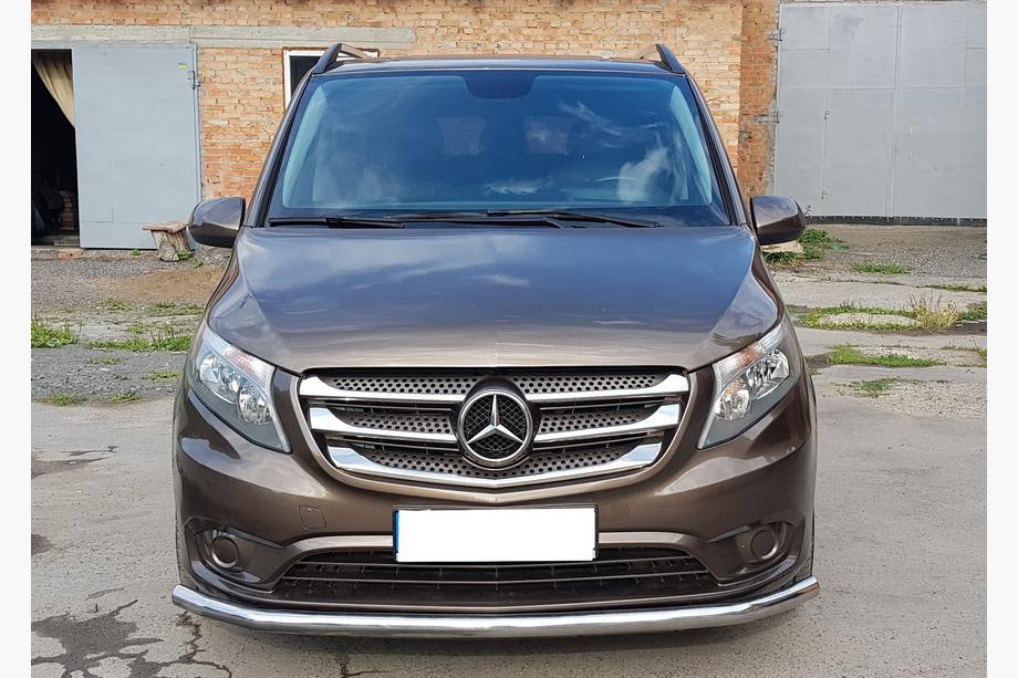 Mercedes Vito/V-klasse W447 2014– Frontbescherming ST008 (RVS) Image