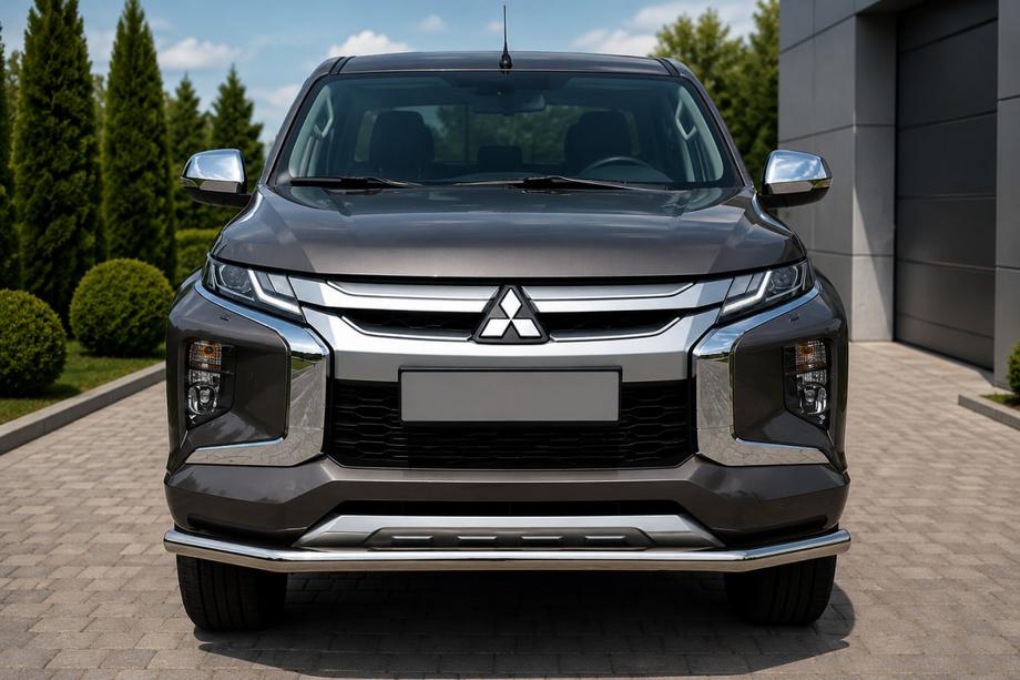 Fiat Fullback 2016– Voorbumperbescherming ST008 (RVS) Image