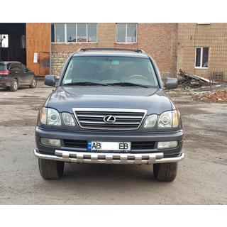 RVS voorbumperbescherming ST015 Lexus LX470 1998–2007 foto 4