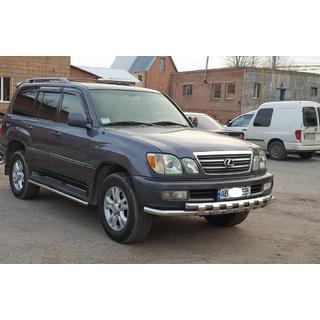 RVS voorbumperbescherming ST015 Lexus LX470 1998–2007 foto 3