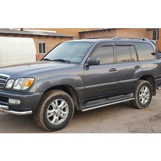 Dorpelbeschermers (2 stuks, RVS) Lexus LX470 1998–2007 foto 2