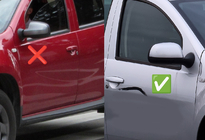 Dacia Duster 2008–2018 RVS chroom spiegelkappen variant 1 (set van 2) foto 5