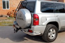 Nissan Patrol Y61 1997–2011 Achterbeugel AK005-3 (RVS) foto 2