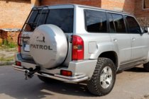 Nissan Patrol Y61 1997–2011 Achterbeugel AK005-3 (RVS) foto 4