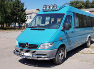 Mercedes Sprinter W901/902/903/904/905 1995–2006 Voorbescherming ST015-2 (RVS) 2000-2006 foto 4