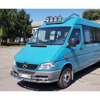 Voorbescherming ST015-2 (RVS) Mercedes Sprinter W901/902/903/904/905 1995–2006 foto 3
