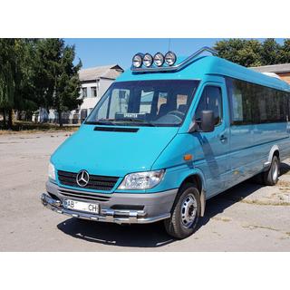 Voorbescherming ST015-2 (RVS) Mercedes Sprinter W901/902/903/904/905 1995–2006 foto 4