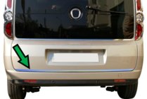 Opel Combo 2012–2018 RVS randlijst voor kofferklep foto 4
