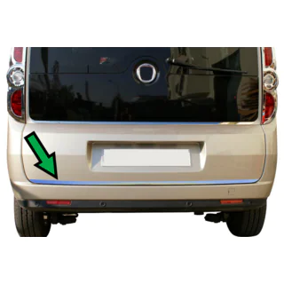 RVS randlijst voor kofferklep foto 4