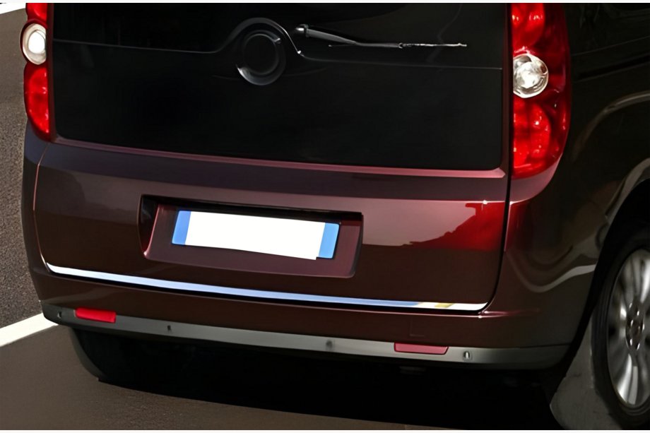 Opel Combo 2012–2018 RVS randlijst voor kofferklep OmsaLine - Italiaans roestvrij staal Foto 2