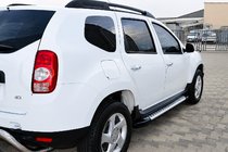 Dacia Duster 2008–2018 Side steps X5-type (2 stuks, aluminium profiel) foto 1