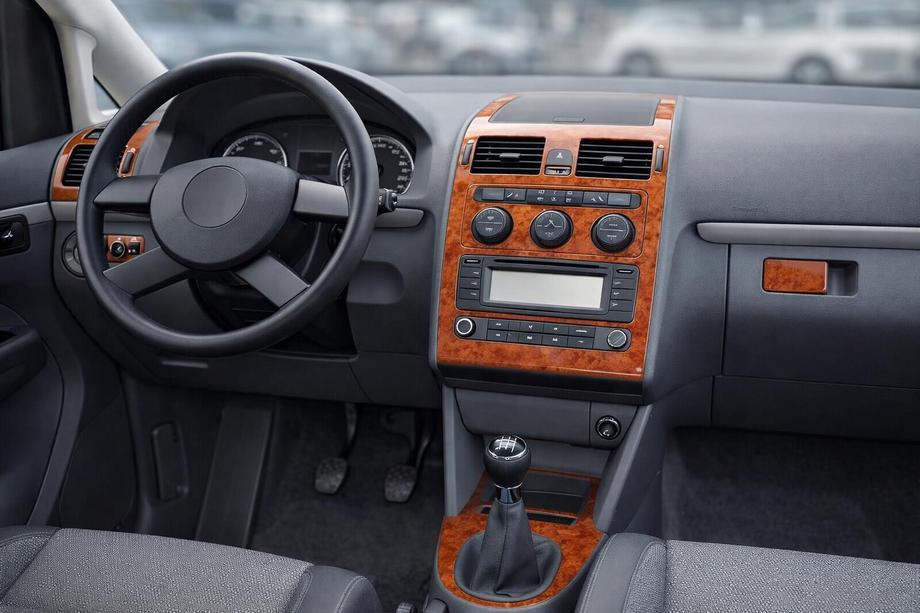 Volkswagen Touran 2010–2015 Dashboard sierlijsten Houtlook Image