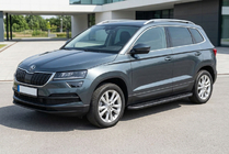 Skoda Karoq 2018– Bosphorus Black side steps (2 stuks, aluminium) foto 1