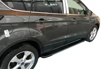 Skoda Karoq 2018– Bosphorus Grey zijsteps (set van 2, aluminium) foto 1
