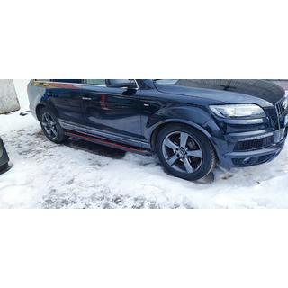 Side steps Maya Red (2 stuks, aluminium) Audi Q7 2005–2015 foto 2