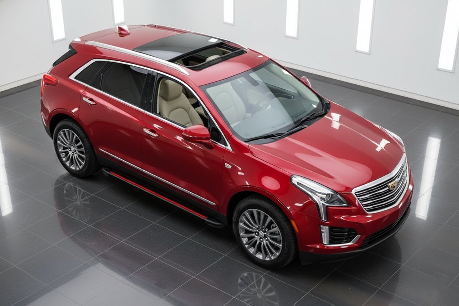 Cadillac XT5 2016– Side steps Maya Red (2 stuks, aluminium) Image
