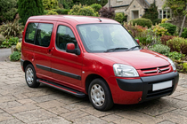 Citroen Berlingo 1996–2008 Side steps Maya Red (2 stuks, aluminium) foto 1