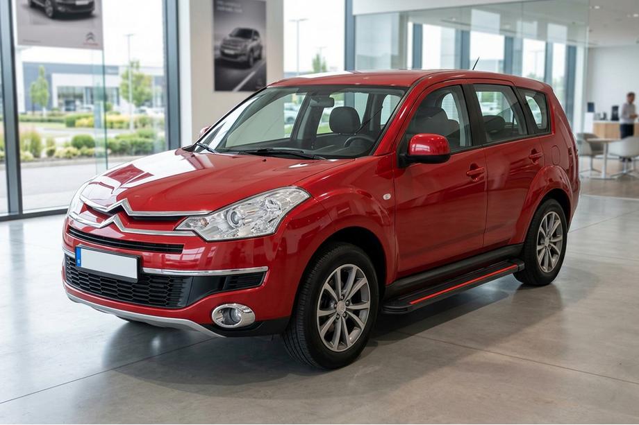 Citroen C-Crosser 2007–2013 Side steps Maya Red (2 stuks, aluminium) Image