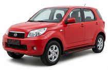 Daihatsu Terios 2006–2017 Side steps Maya Red (2 stuks, aluminium) foto 1