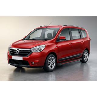 Side steps Maya Red (2 stuks, aluminium) Dacia Lodgy 2012–2022 foto 1