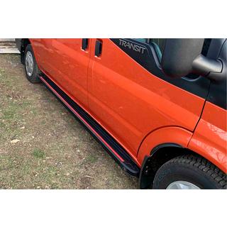 Side steps Maya Red (2 stuks, aluminium) foto 2