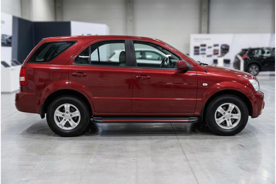 Kia Sorento I BL 2002–2009 Side steps Maya Red (2 stuks, aluminium) Image