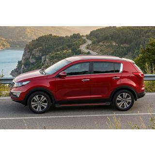 Maya Red-Black side steps (2 stuks, aluminium) Kia Sportage 2010–2015 foto 1