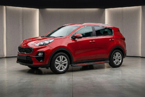 Kia Sportage 2015–2021 Side steps Maya Red (2 stuks, aluminium) foto 1