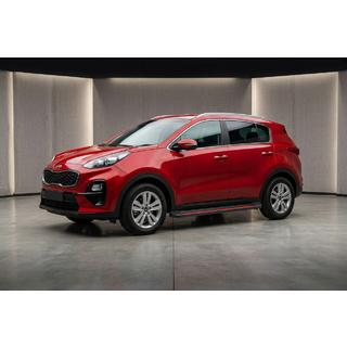 Side steps Maya Red (2 stuks, aluminium) Kia Sportage 2015–2021 foto 1