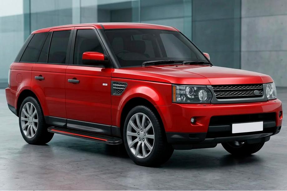 Range Rover Sport 2005–2013 Side steps Maya Red (2 stuks, aluminium) Image