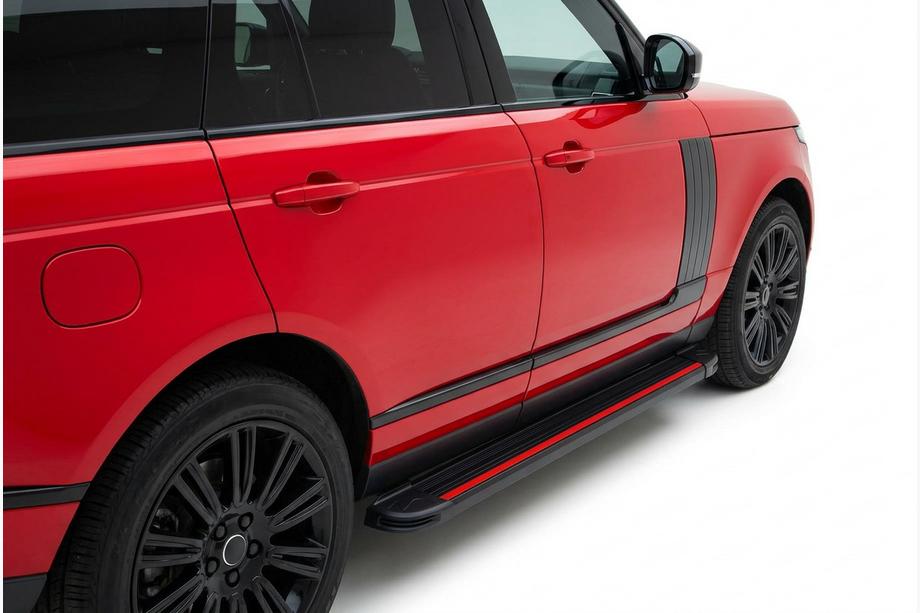 Range Rover IV L405 2013–2021 Side steps Maya Red (2 stuks, aluminium) Image