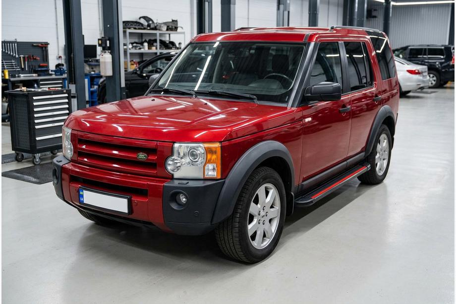 Land Rover Discovery III 2004–2009 Side steps Maya Red (2 stuks, aluminium) Image