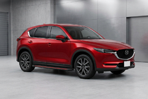 Mazda CX-5 2017–2025 Side steps Maya Red (2 stuks, aluminium) foto 1