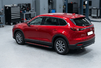 Mazda CX-9 2017– Side steps Maya Red (2 stuks, aluminium) foto 1