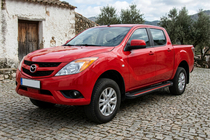 Mazda BT-50 2012– Side steps Maya Red (2 stuks, aluminium) foto 1