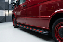 Mercedes Vito W639 2004–2014 Maya Red-Black side steps (2 stuks, aluminium) Extra lang (ExtraLong) foto 1