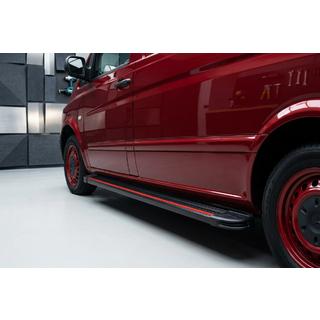 Maya Red-Black side steps (2 stuks, aluminium) foto 1