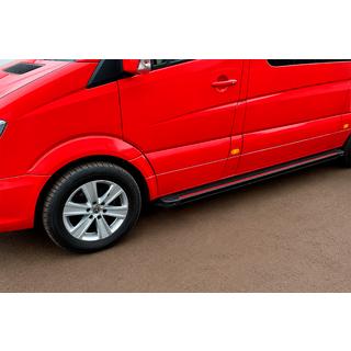 Side steps Maya Red (2 stuks, aluminium) foto 2