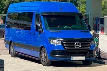 Mercedes Sprinter W907/W910 2018– Side steps Maya Red (2 stuks, aluminium) foto 2