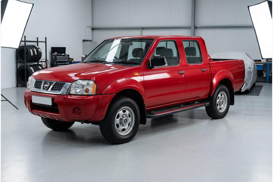 Nissan NP300 1999–2015 Side steps Maya Red (2 stuks, aluminium) Image
