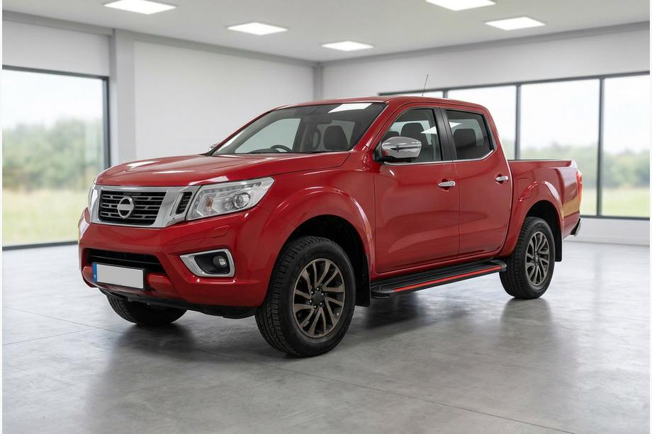 Nissan Navara/NP300 2016– Side steps Maya Red (2 stuks, aluminium) Image