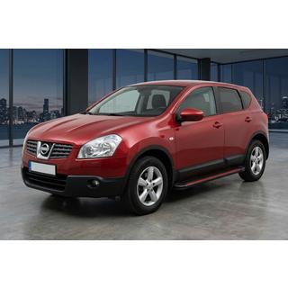 Maya Red-Black side steps (2 stuks, aluminium) Nissan Qashqai 2007–2010 foto 1