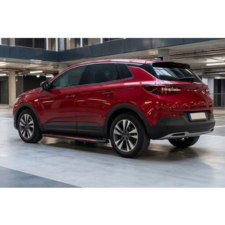 Side steps Maya Red (2 stuks, aluminium) Opel Grandland X 2017– foto 1